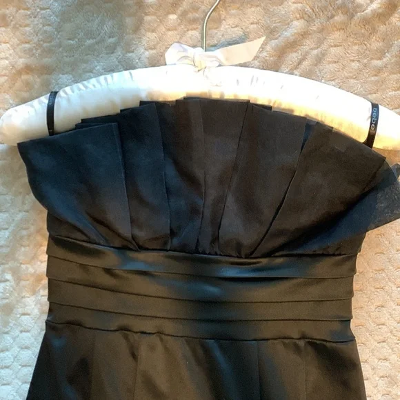NWOT BeBe Black Strapless Dress - Picture 3 of 6